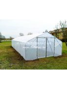 HOBBY GREENHOUSE 4m x 8m=32m2, 1-2 qt of DOOR WING