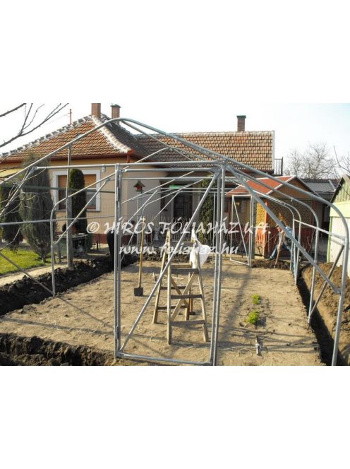 HOBBI FÓLIAHÁZ 4m x 8m=32m2, 1-2 db AJTÓSZÁRNY