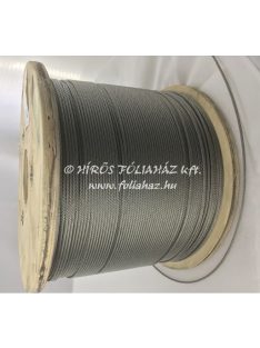 WIRE, STAINLESS STEEL, 3mm, 7X7, 1000m/ROLL